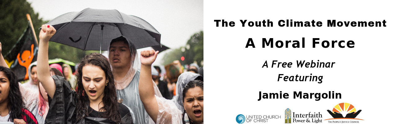 The Youth Climate Movement: A Moral Force Webinar @ online